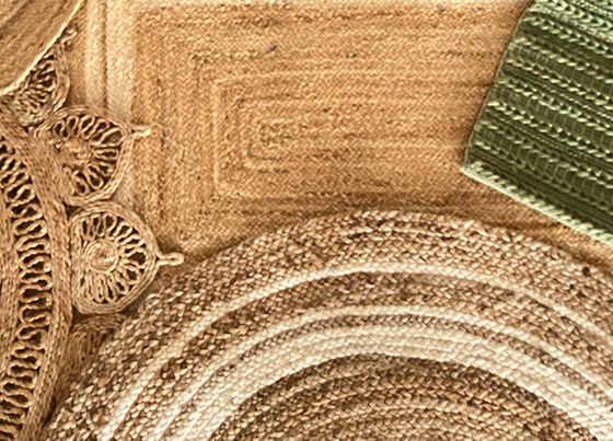 Echo & Juno: Jute Hand Knotted Sisal Kilim